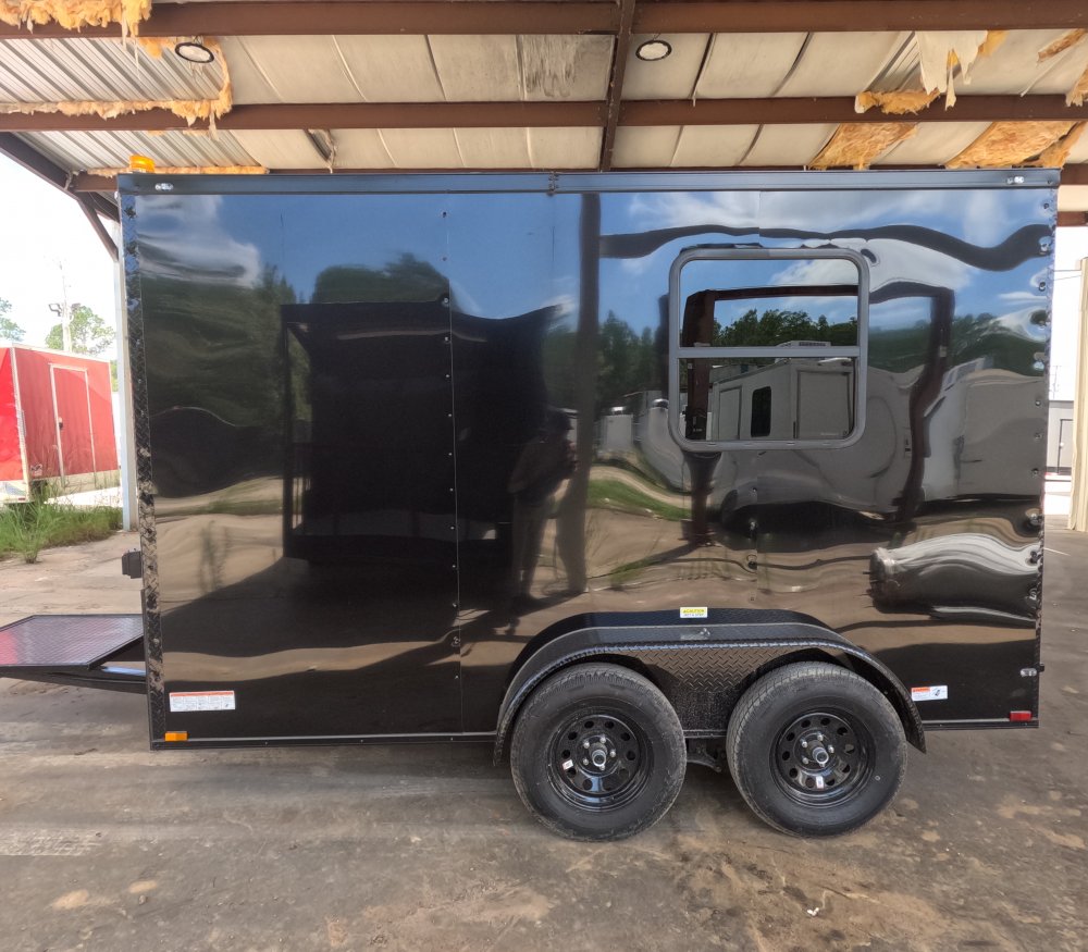7'x10' Quality Cargo Fiber Splicing Trailer