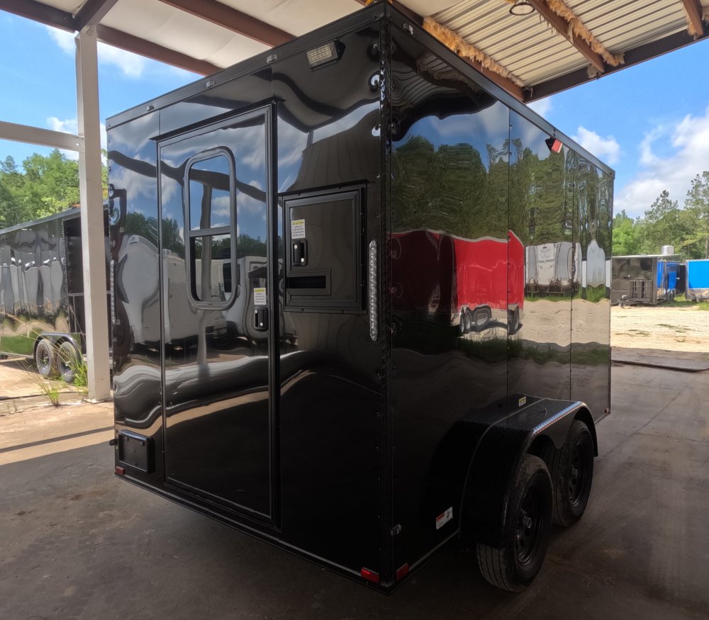 7'x10' Quality Cargo Fiber Splicing Trailer