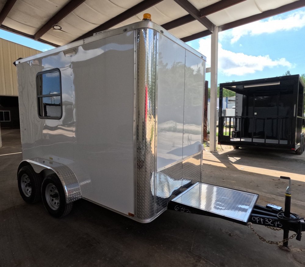 6'x10' Quality Cargo Fiber Splicing Trailer