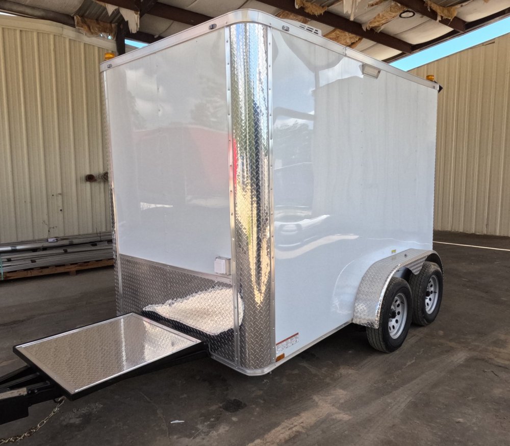 6'x10' Quality Cargo Fiber Splicing Trailer