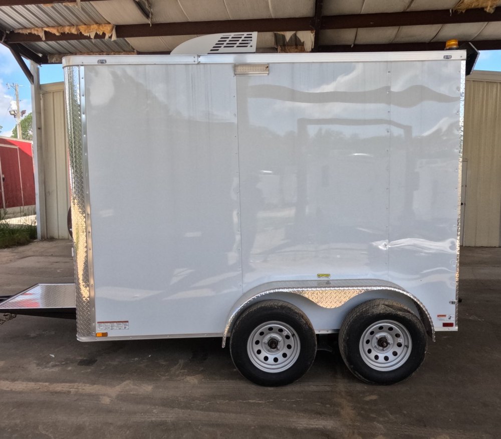 6'x10' Quality Cargo Fiber Splicing Trailer
