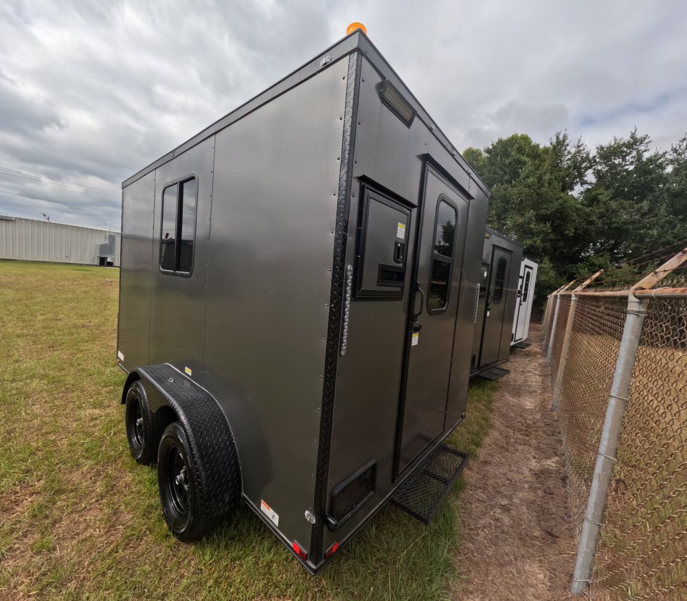 7'x12' Quality Cargo Fiber Splicing Trailer