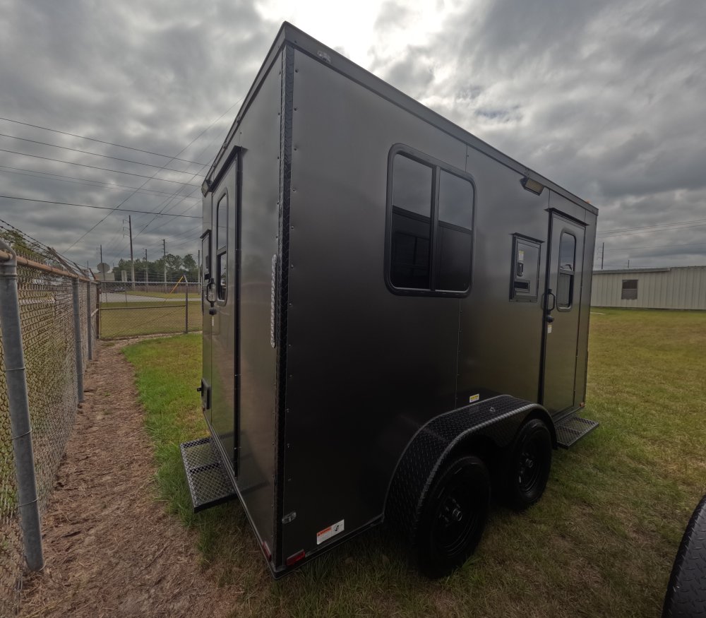 7'x12' Quality Cargo Fiber Splicing Trailer