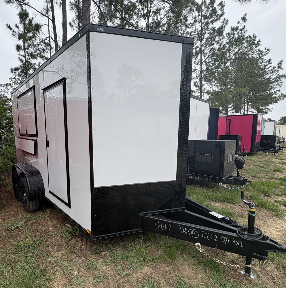 7'x14' Quality Cargo Concession Trailer