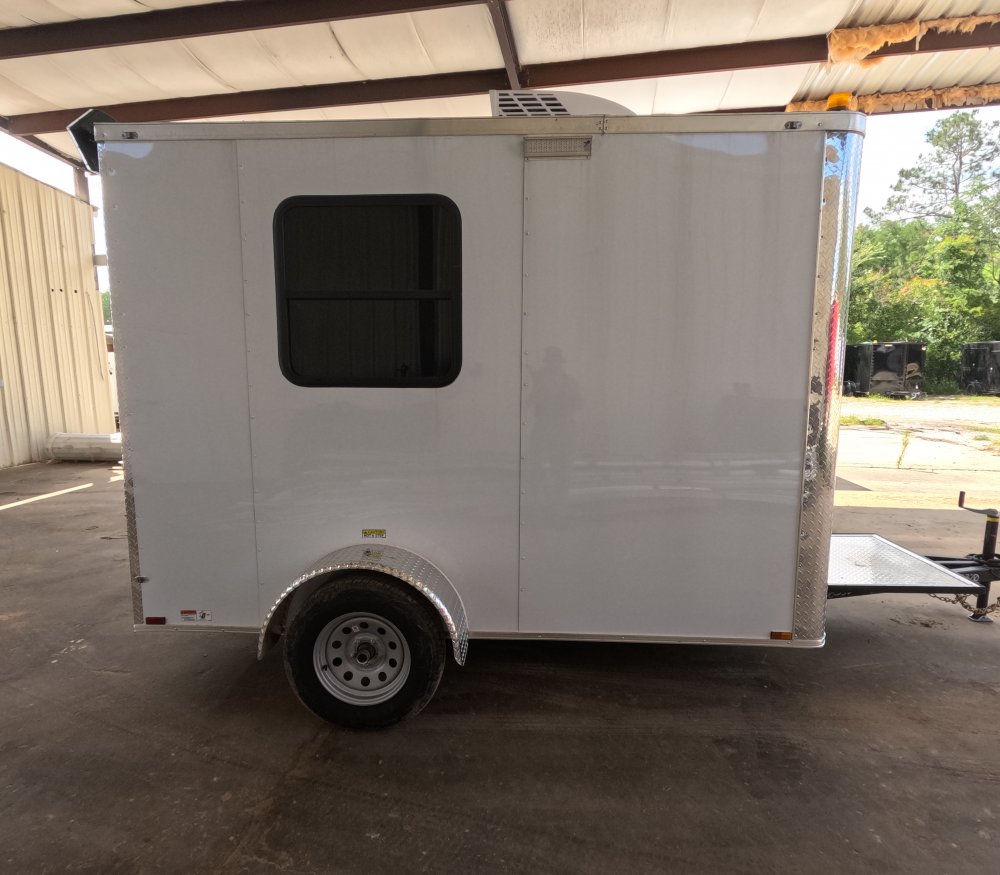 6'x10' Quality Cargo Fiber Splicing Trailer