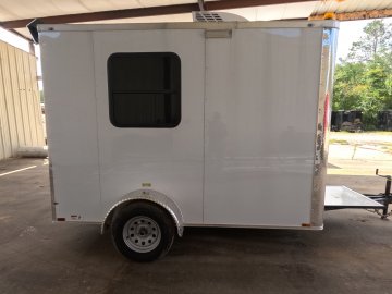 6'x10' Quality Cargo Fiber Splicing Trailer