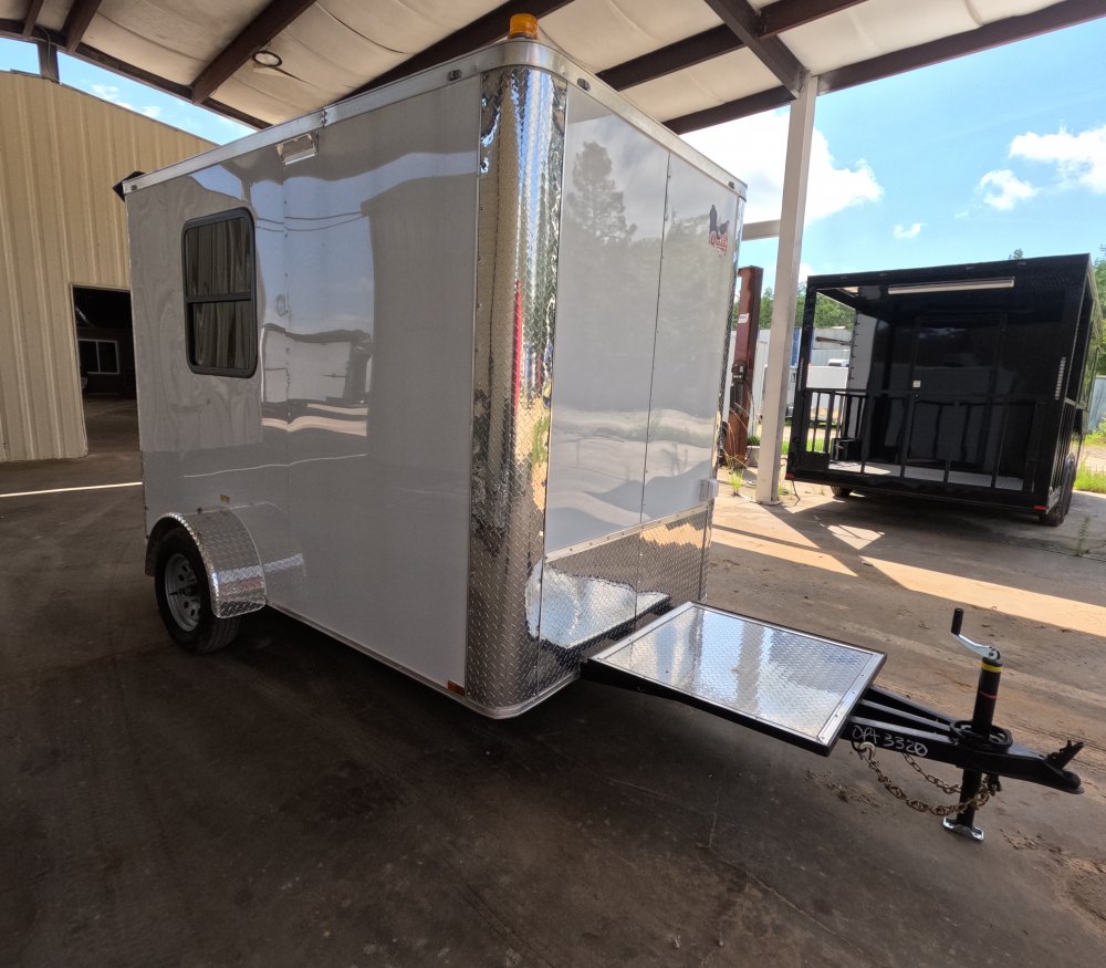 6'x10' Quality Cargo Fiber Splicing Trailer