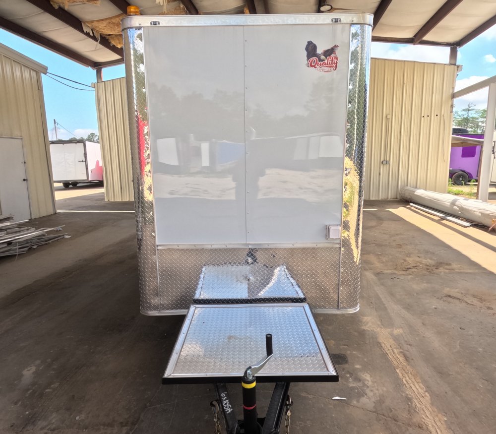 6'x10' Quality Cargo Fiber Splicing Trailer