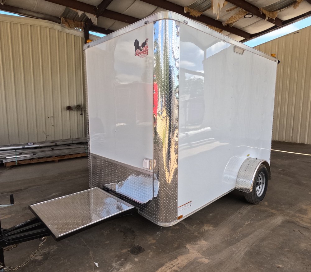 6'x10' Quality Cargo Fiber Splicing Trailer