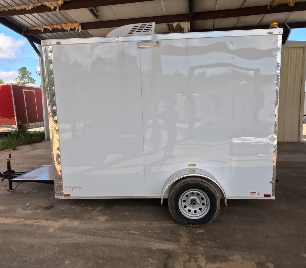 6'x10' Quality Cargo Fiber Splicing Trailer