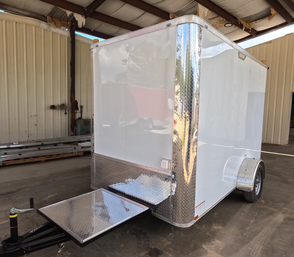 6'x10' Quality Cargo Fiber Splicing Trailer
