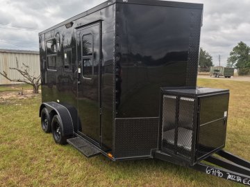 7'x12' Quality Cargo Fiber Splicing Trailer