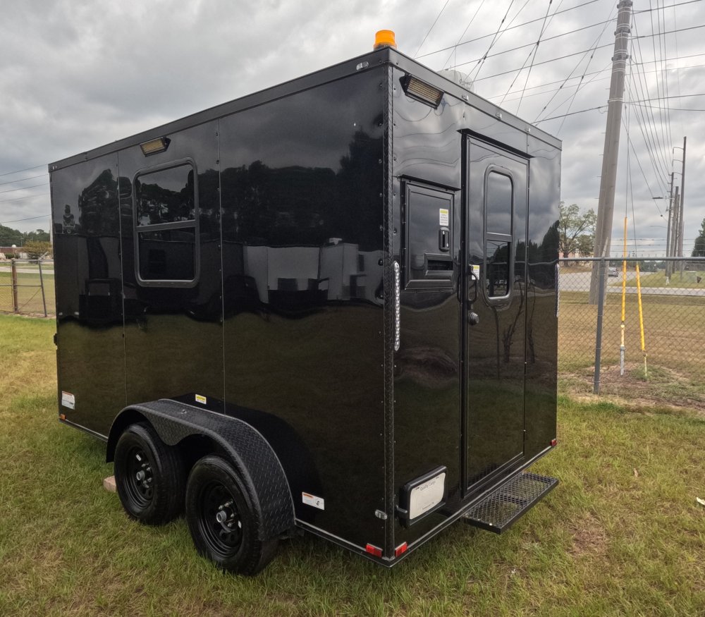 7'x12' Quality Cargo Fiber Splicing Trailer