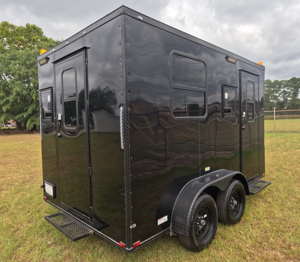 7'x12' Quality Cargo Fiber Splicing Trailer
