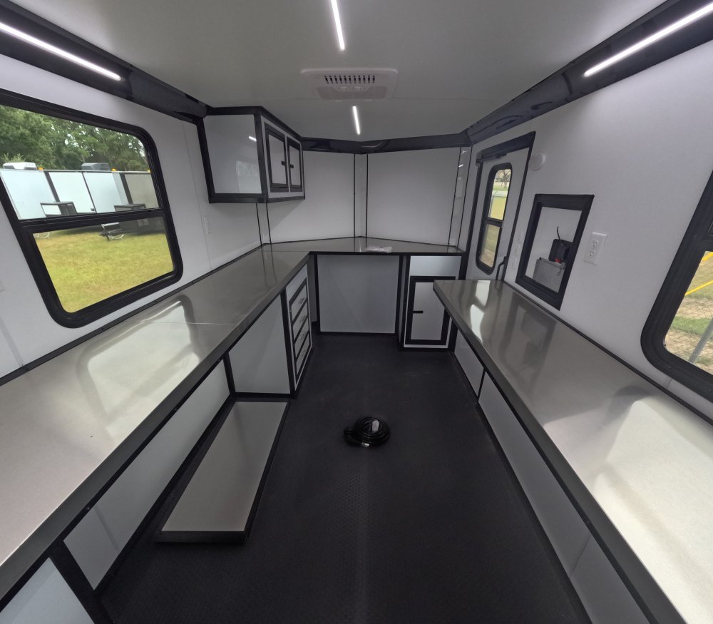 7'x12' Quality Cargo Fiber Splicing Trailer