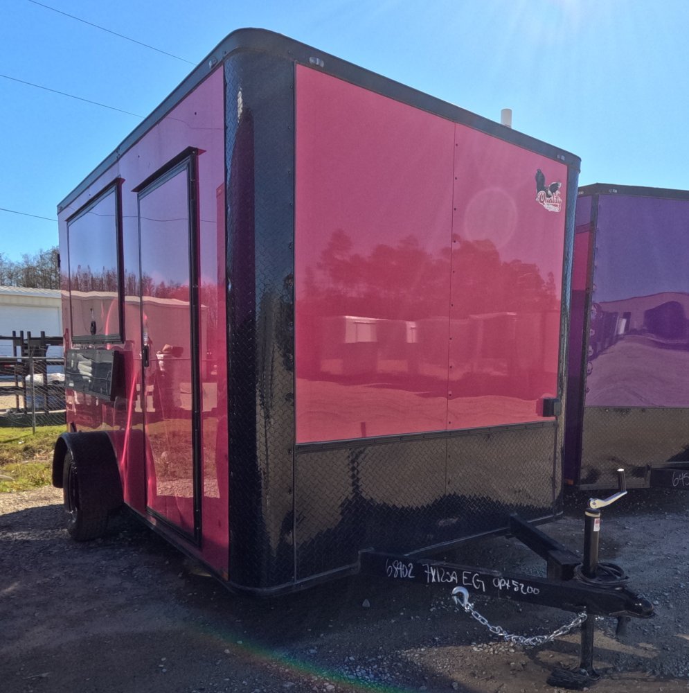7'x12' Quality Cargo Concession Trailer