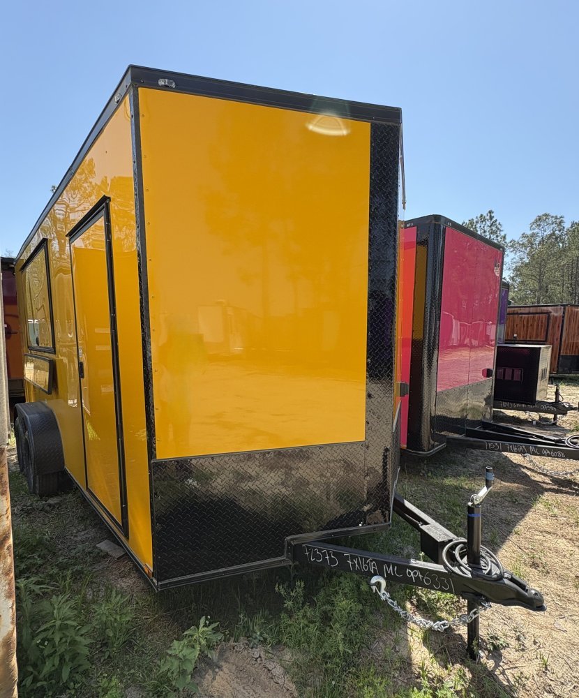 7'x16' Quality Cargo Concession Trailer