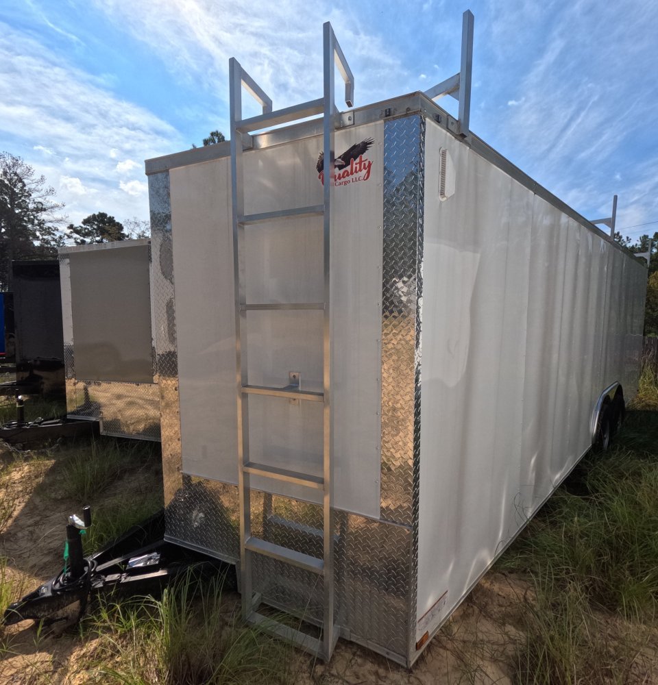 8' 5"x24' Quality Cargo Enclosed Cargo