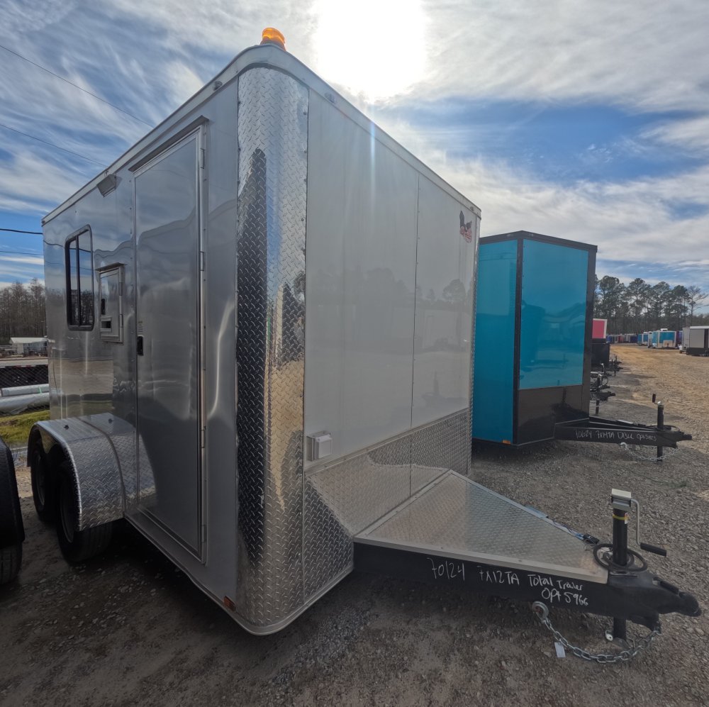 7'x12' Quality Cargo Fiber Splicing Trailer