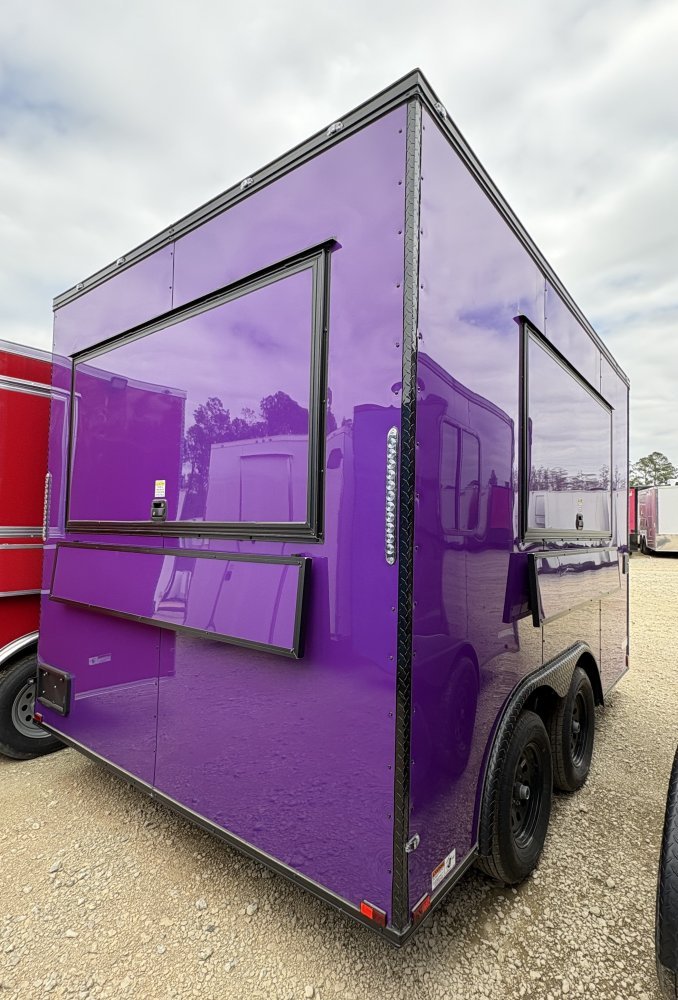 8.5'x12' Quality Cargo Concession Trailer