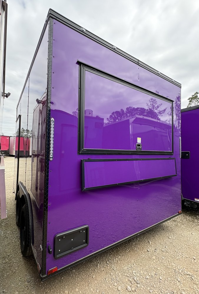 8.5'x12' Quality Cargo Concession Trailer