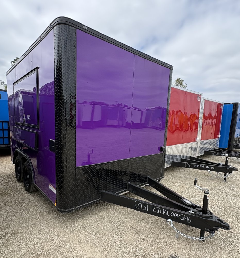 8.5'x12' Quality Cargo Concession Trailer