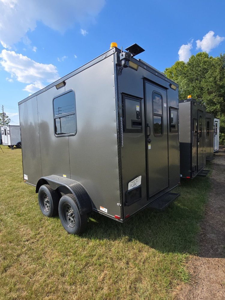 7'x12' Quality Cargo Fiber Splicing Trailer