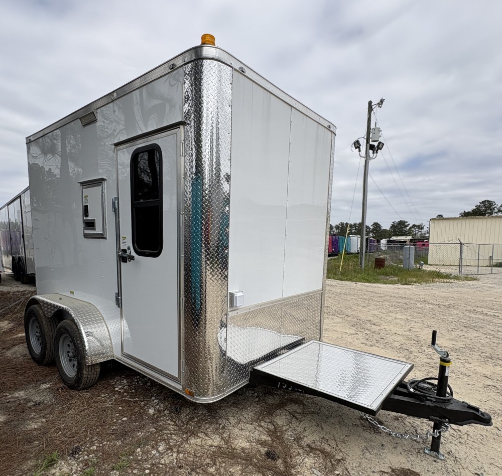 6'x10' Quality Cargo Fiber Splicing Trailer