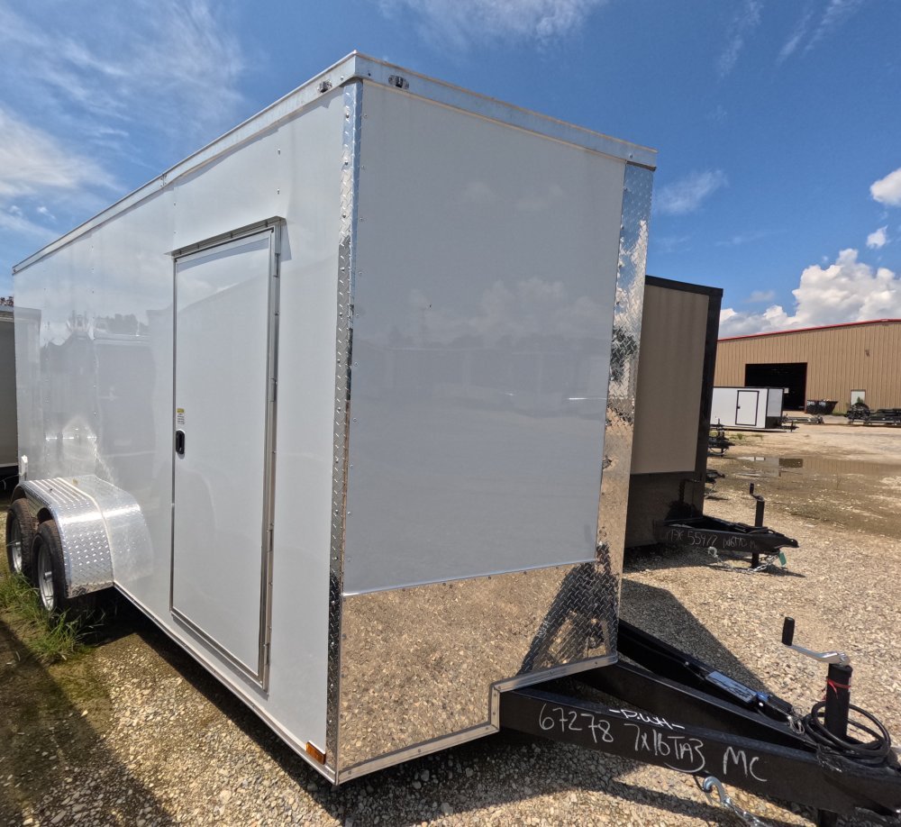 7'x16' Quality Cargo Enclosed Cargo