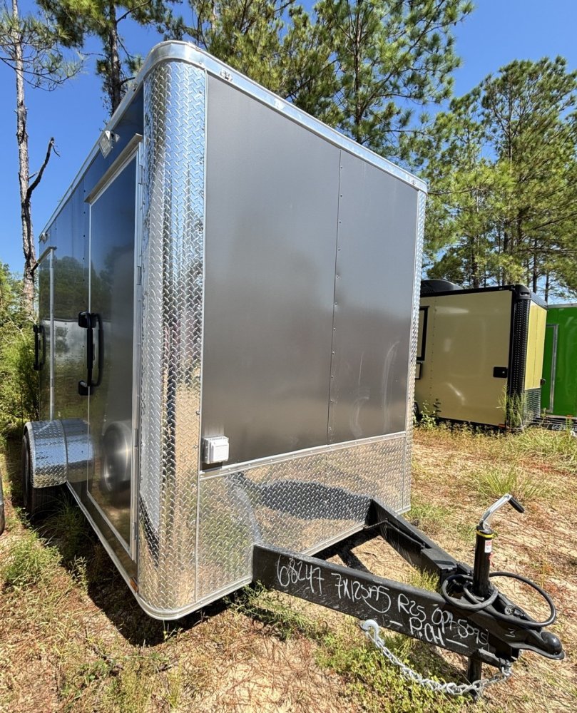 7'x12' Quality Cargo Bathroom Trailer