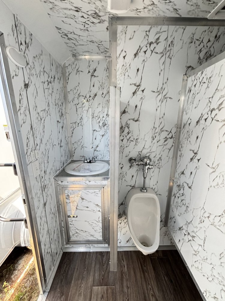 7'x12' Quality Cargo Bathroom Trailer