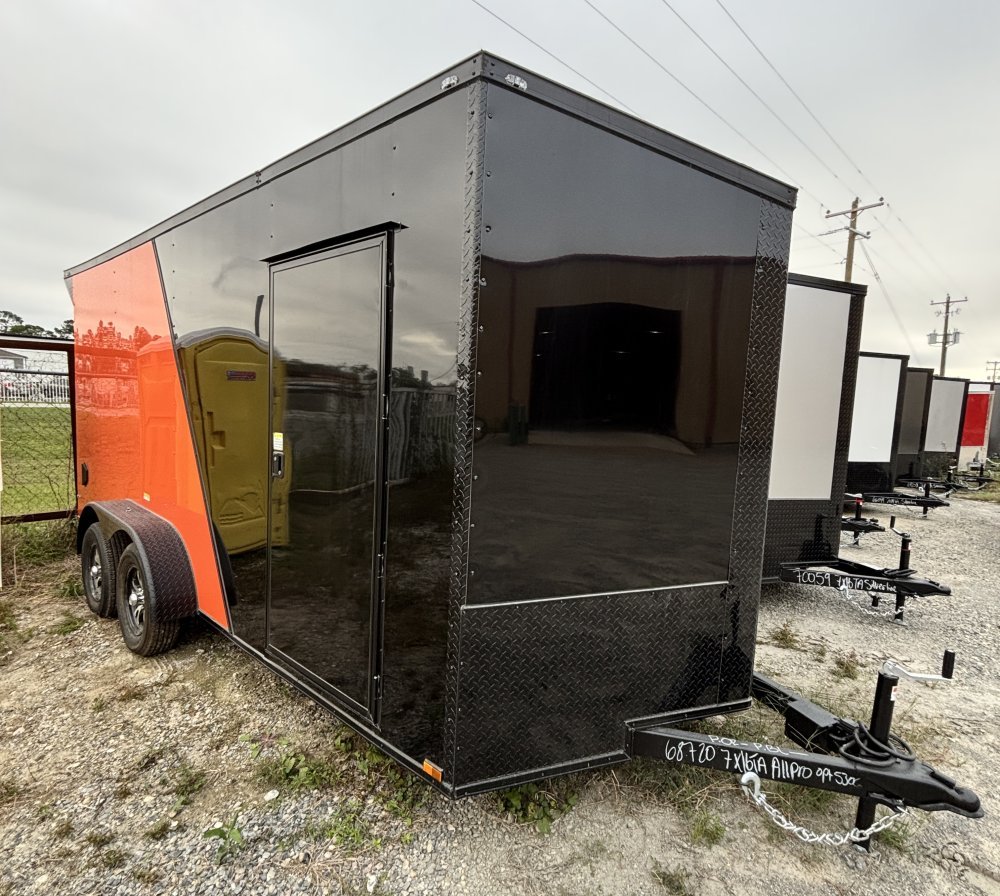 7'x16' Quality Cargo Enclosed Cargo