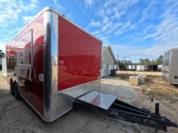 8' 6"x18' Quality Cargo Concession Trailer