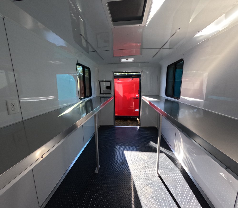 7'x12' Quality Cargo Fiber Splicing Trailer