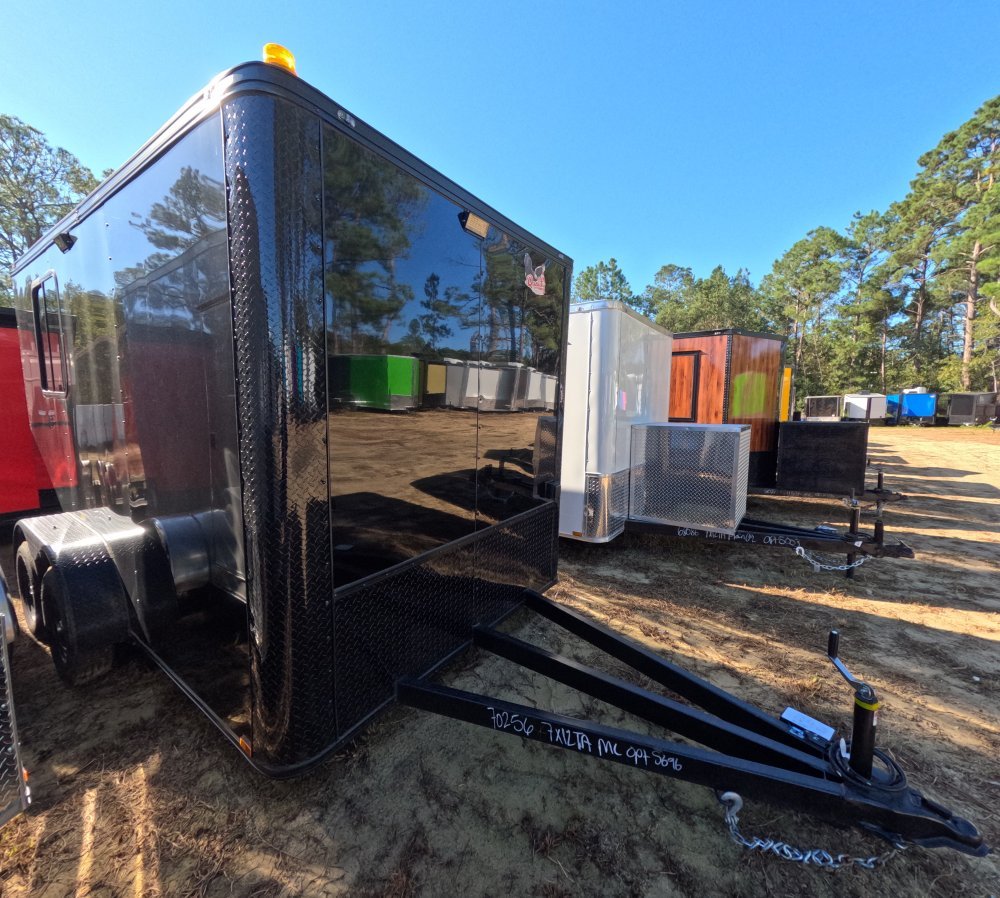 7'x12' Quality Cargo Fiber Splicing Trailer