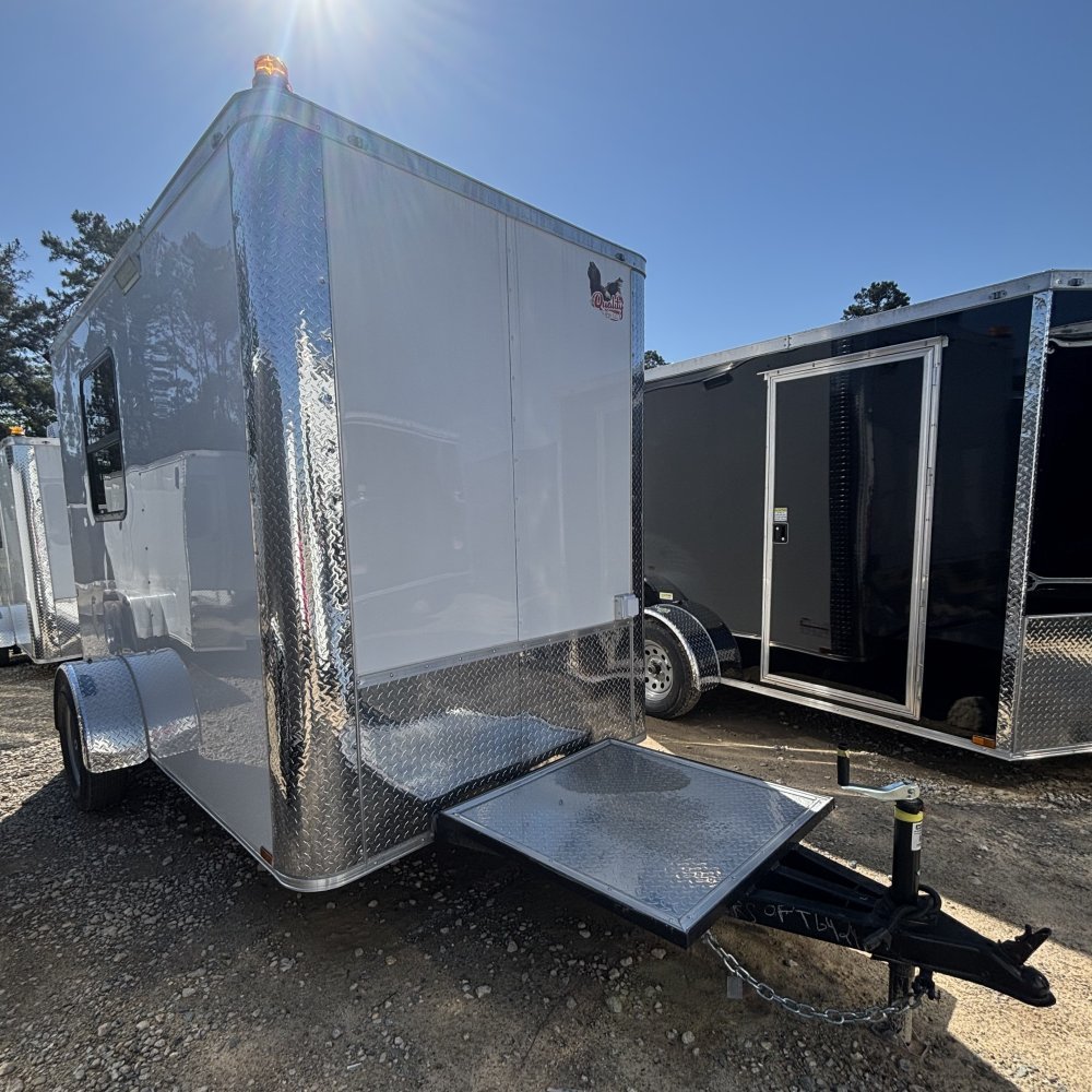 6'x10' Quality Cargo Fiber Splicing Trailer