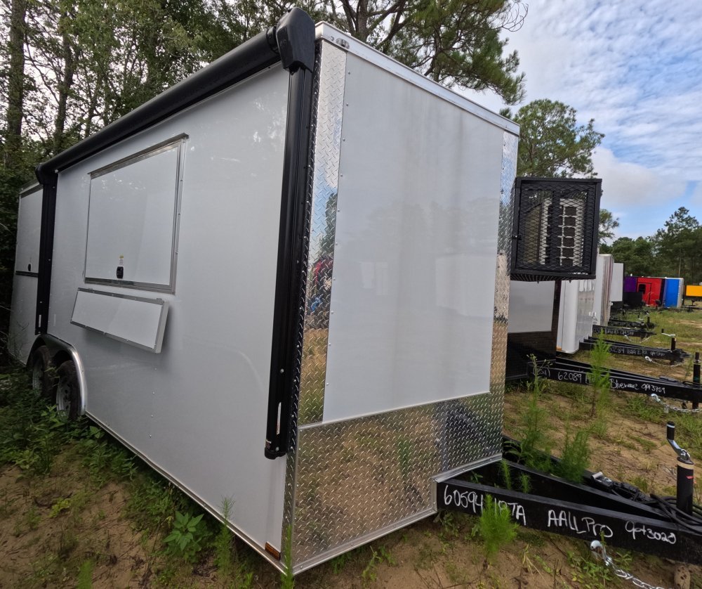8' 5"x16' Quality Cargo Concession Trailer