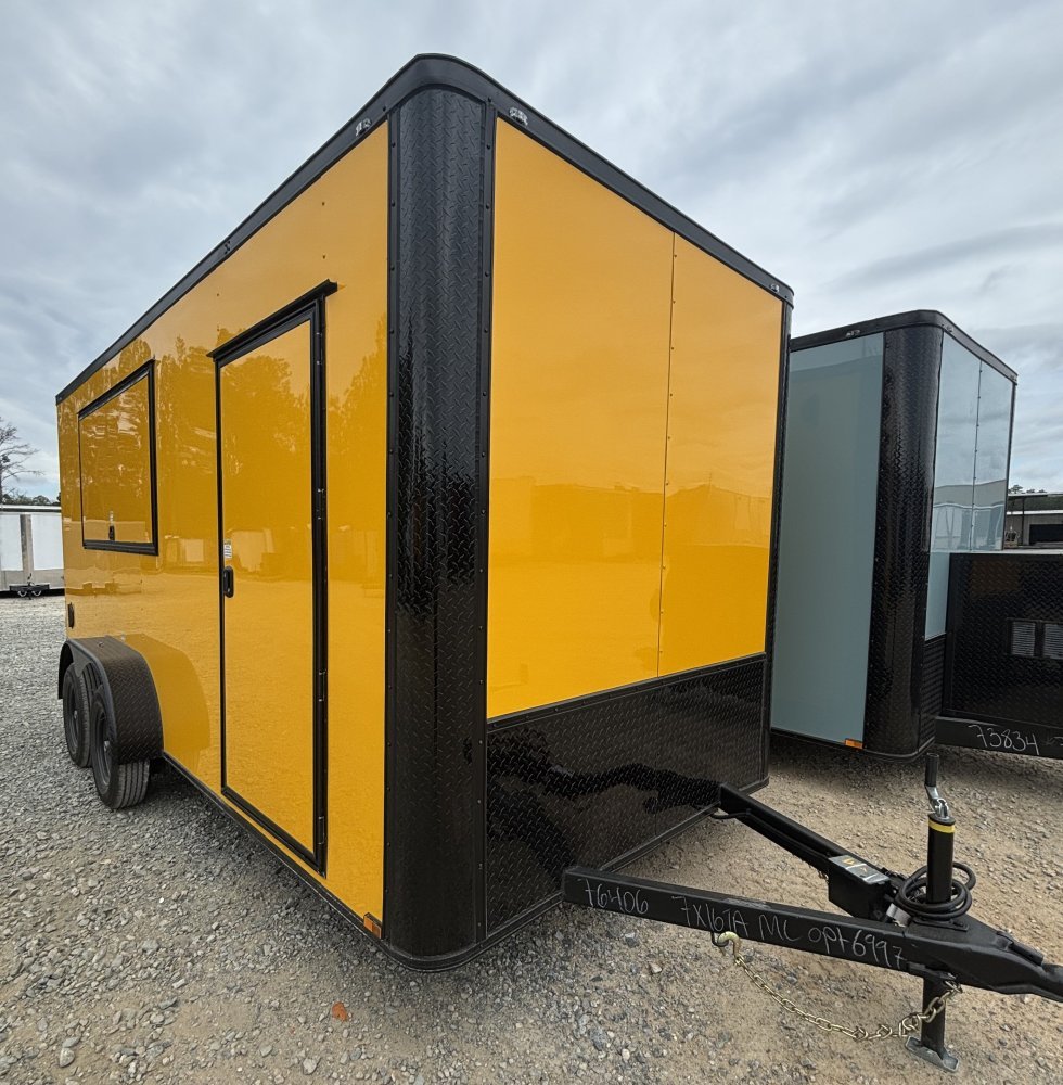 7'x16' Quality Cargo Concession Trailer