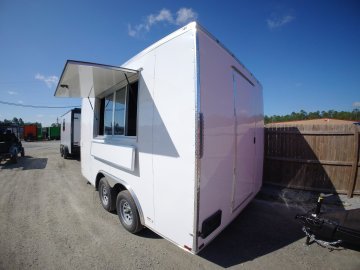 8' 6"x14' Quality Cargo Concession Trailer