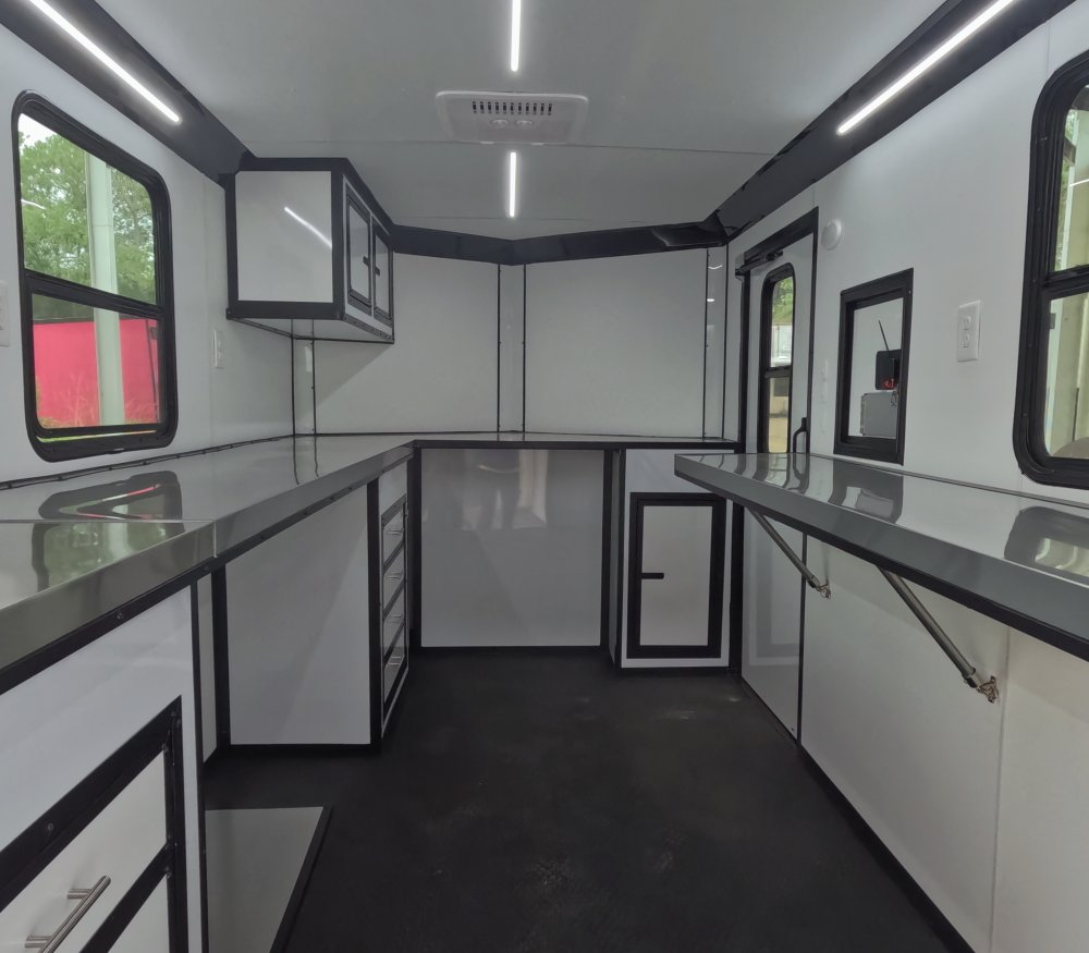 7'x12' Quality Cargo Fiber Splicing Trailer