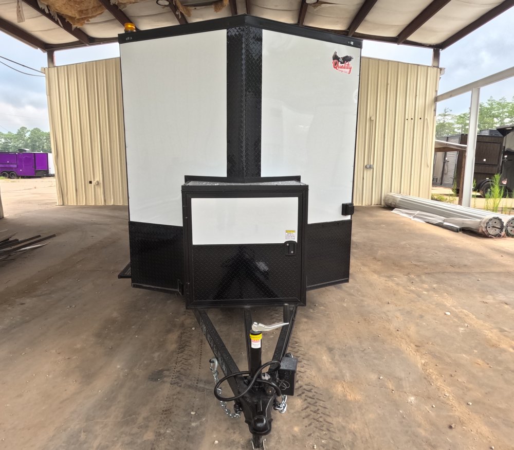 7'x12' Quality Cargo Fiber Splicing Trailer