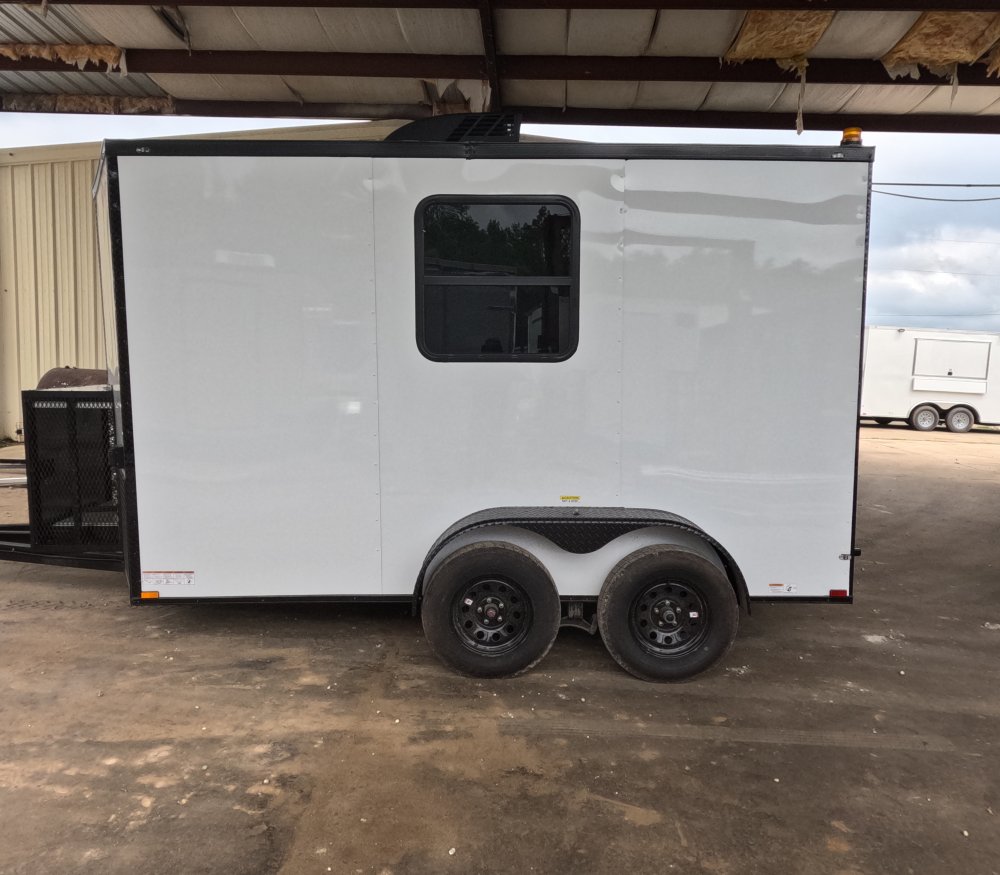 7'x12' Quality Cargo Fiber Splicing Trailer