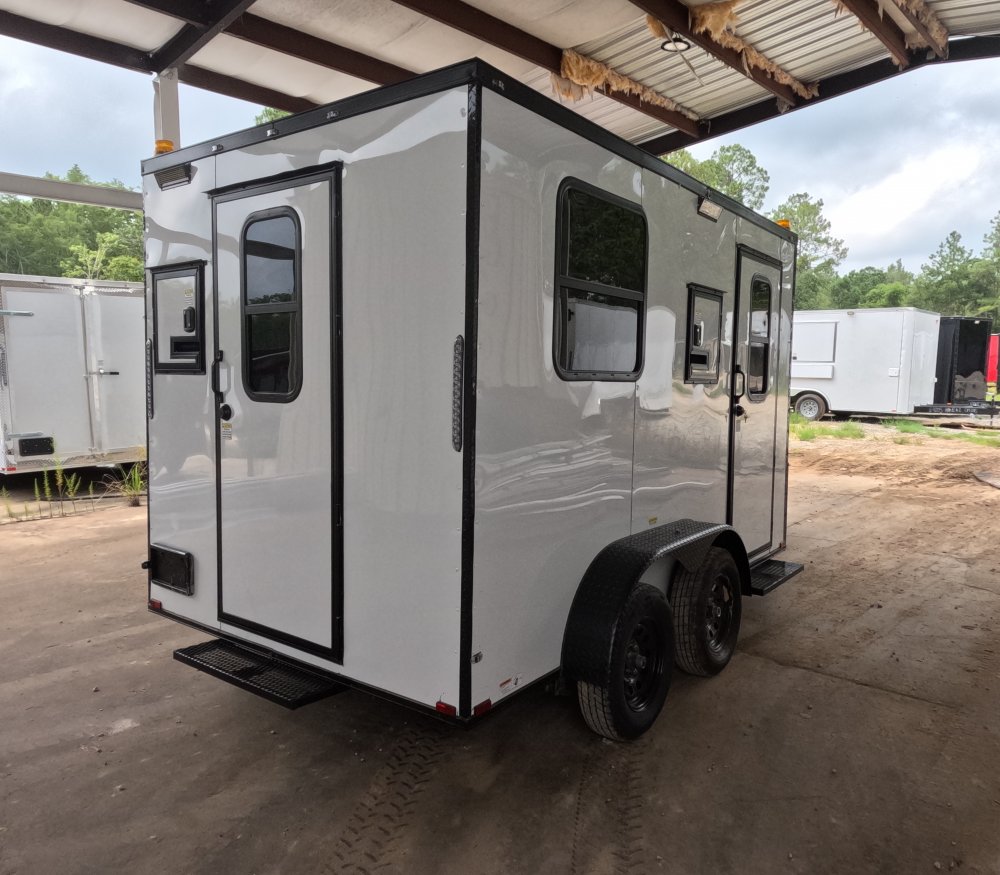 7'x12' Quality Cargo Fiber Splicing Trailer