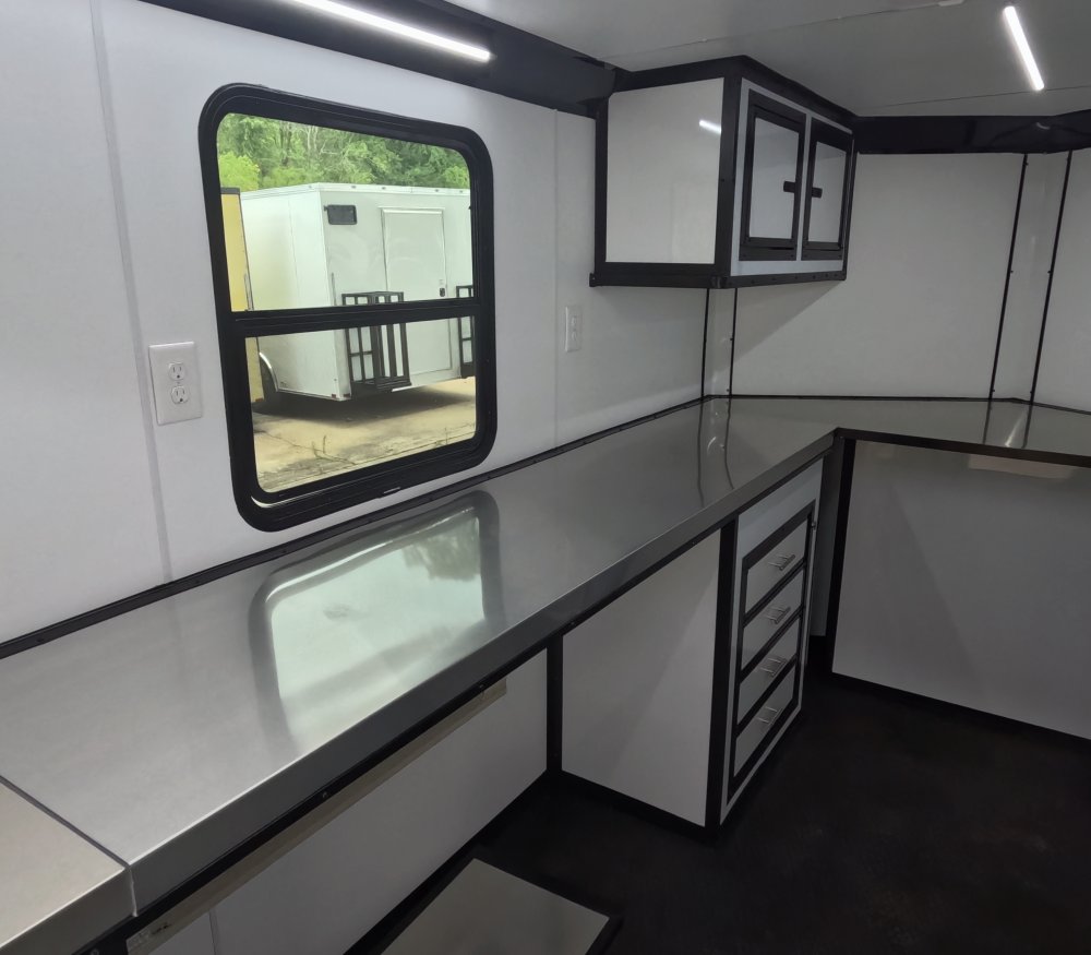7'x12' Quality Cargo Fiber Splicing Trailer