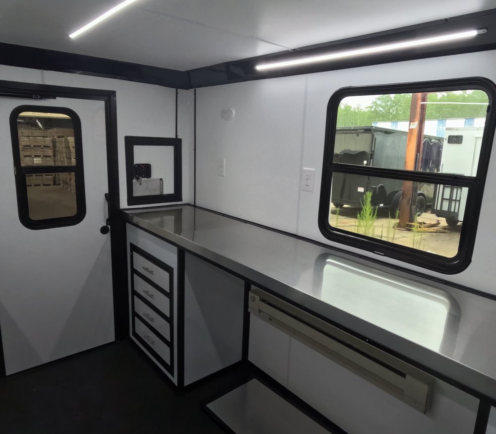 7'x12' Quality Cargo Fiber Splicing Trailer