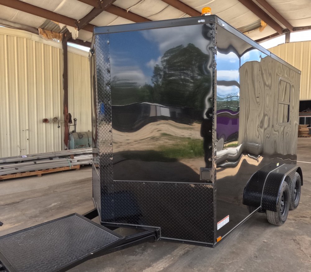 7'x10' Quality Cargo Fiber Splicing Trailer