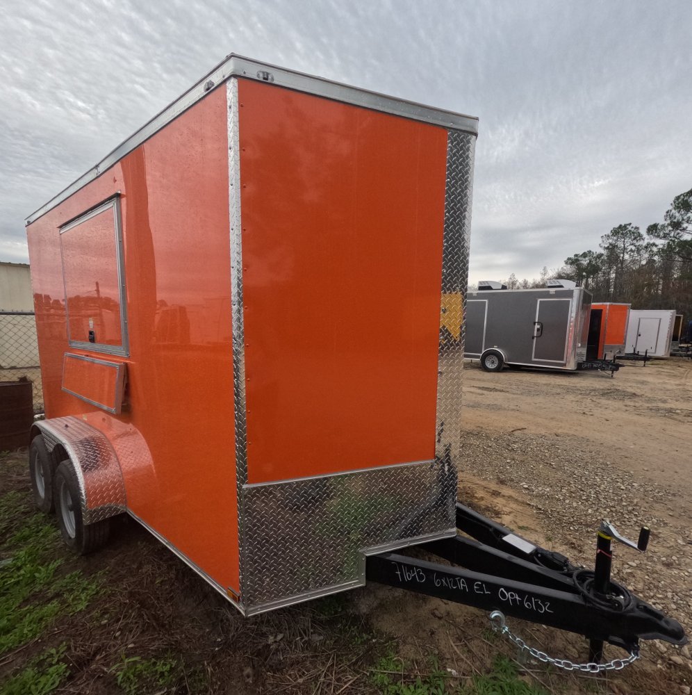 6'x12' Quality Cargo Concession Trailer