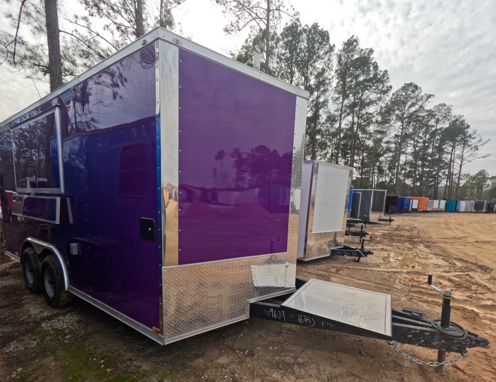8.5'x16' Quality Cargo Concession Trailer