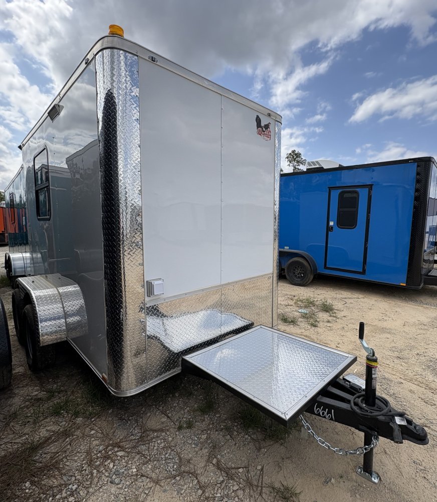 6'x10' Quality Cargo Fiber Splicing Trailer