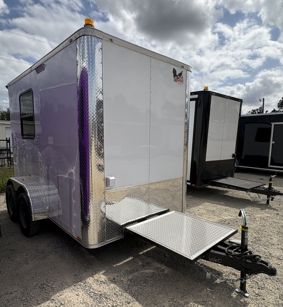 6'x10' Quality Cargo Fiber Splicing Trailer